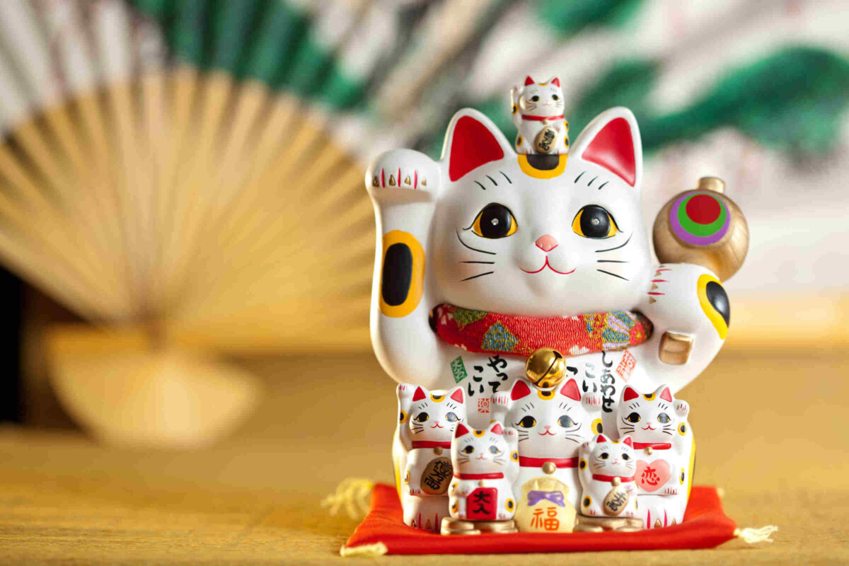 Gato de la suerte Maneki-neko