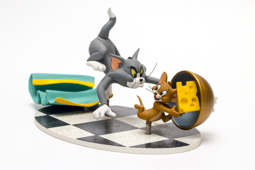 Animales famosos de los dibujos animados: Tom y Jerry