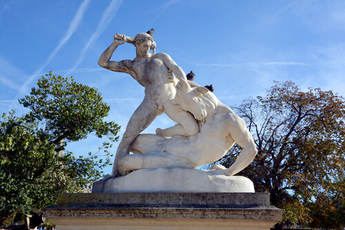 Teseo y Minotauro: mitología