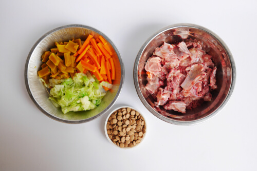 Comida ecológica para gatos.