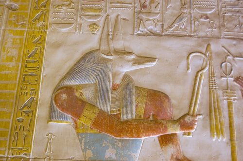 Chacal del Antiguo Egipto