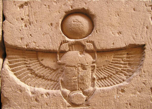 Escarabajo del Antiguo Egipto
