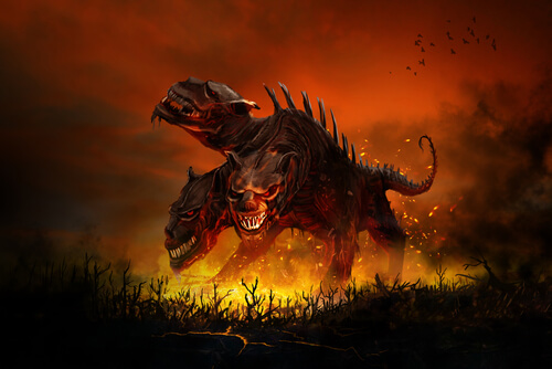 Perro Cerbero de Hades