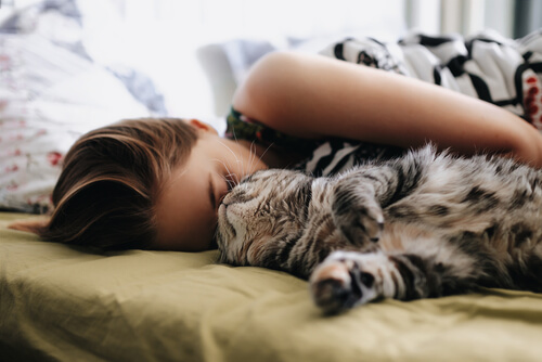 5 cosas que tener en cuenta antes de dormir con tu gato