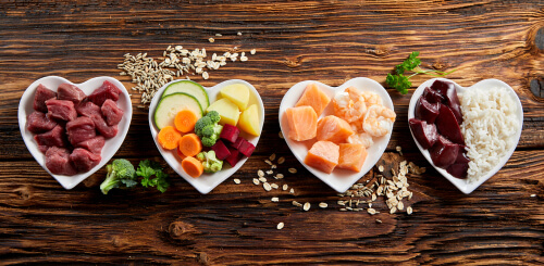 Comida con proteínas