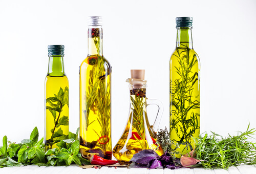 Aceite de oliva con hierbas