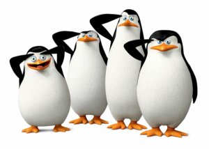 Los pingüinos de Madagascar, una serie de contrastes