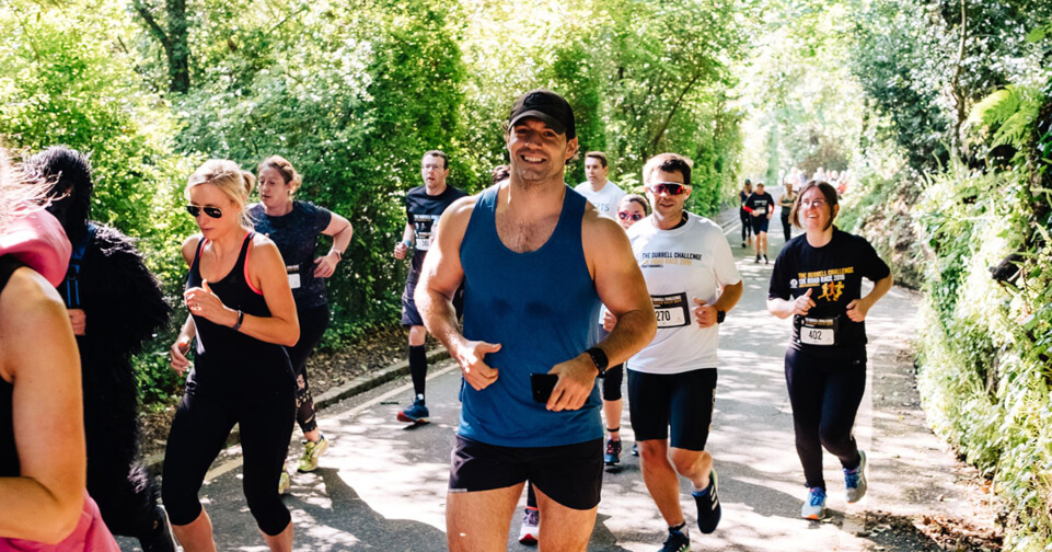 Henry Cavill en la carrera del 2019.