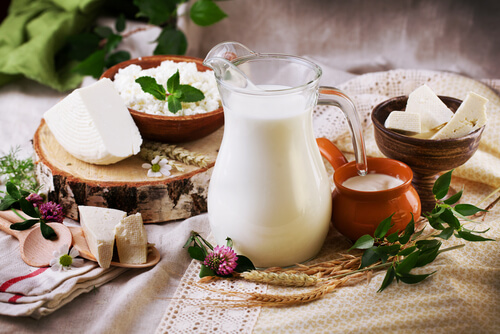 Leche y quesos de cabra.