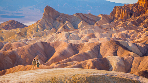 Montañas en el desierto.