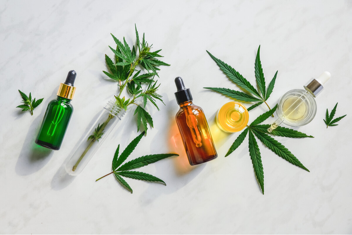 Oils with CBD.