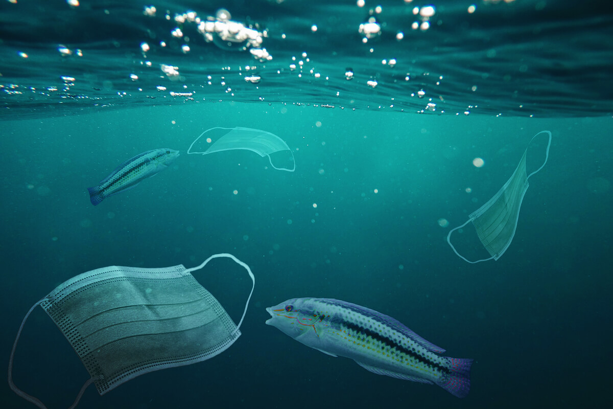 Föroreningar i havet.