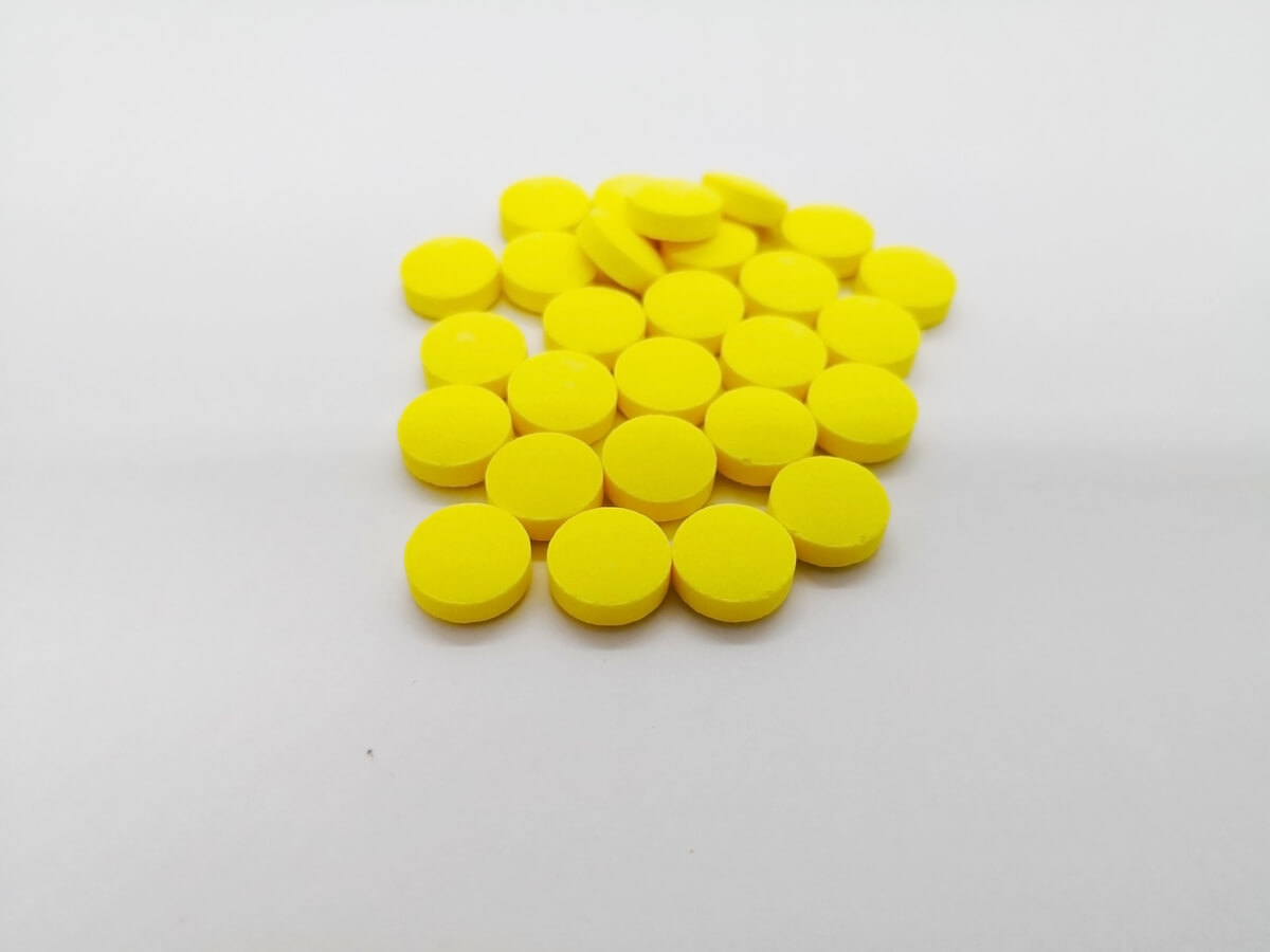 Metronidazol tabletleri.