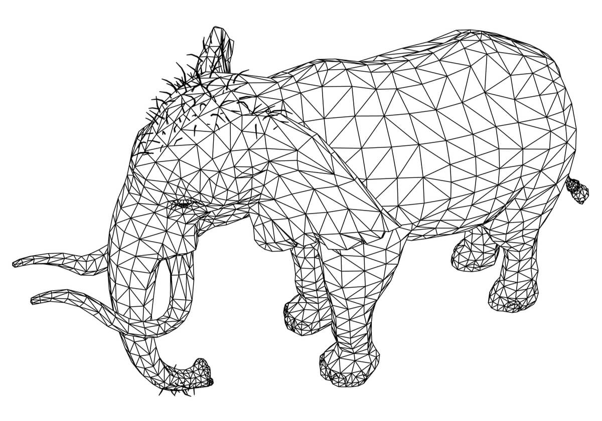 Un concepto de geometría animal.