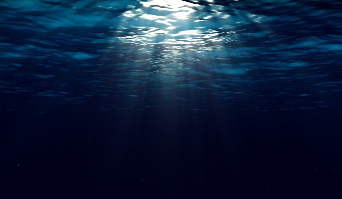 El mar abierto.