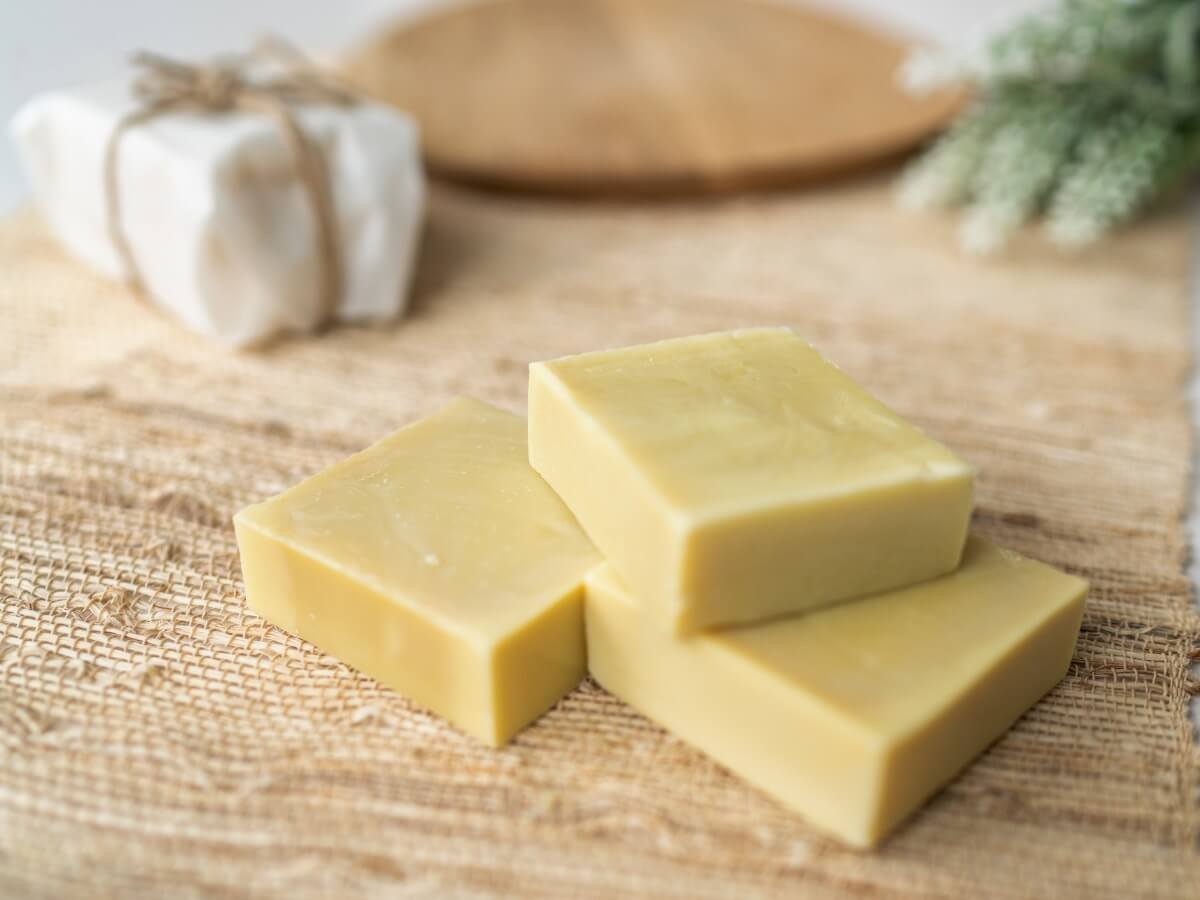 Un grupo de pastillas de jabón.