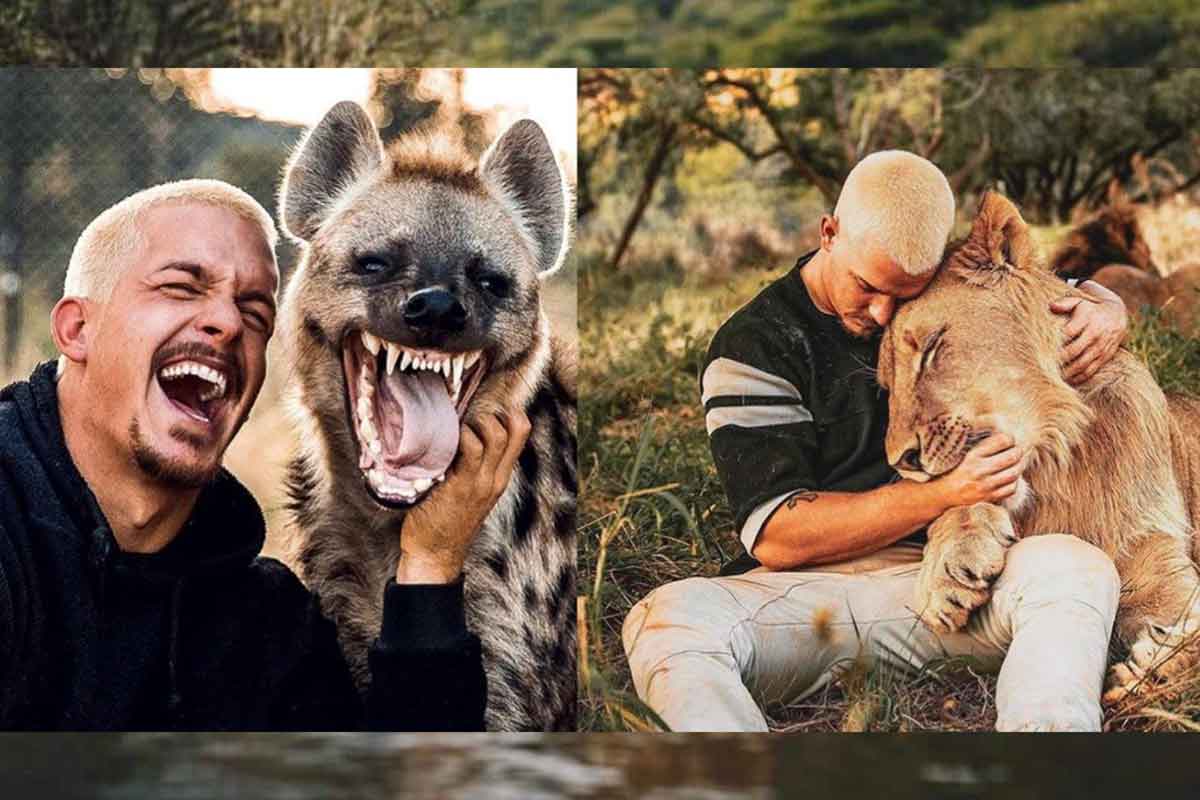 Este hombre dedica su vida a cuidar a los animales salvajes