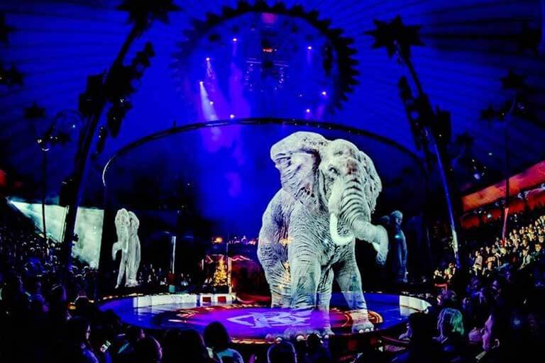 Circo en Alemania usa hologramas en lugar de animales vivos