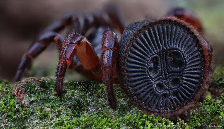 Cyclocosmia: ¿la araña «cabeza de moneda» es peligrosa?