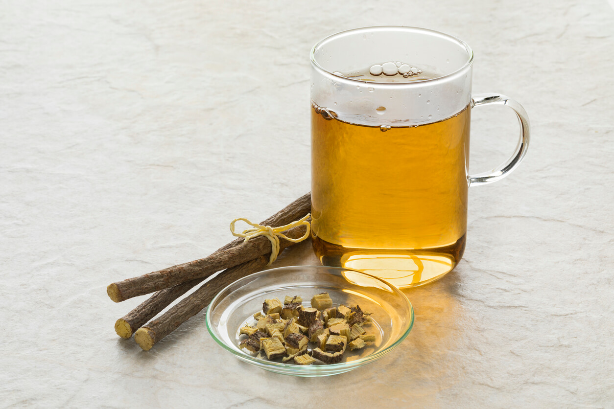 Licorice root tea.