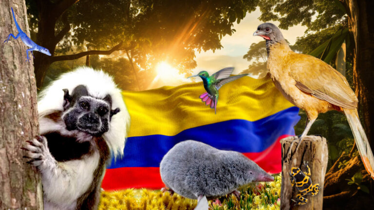 40 animales endémicos de Colombia con sus características