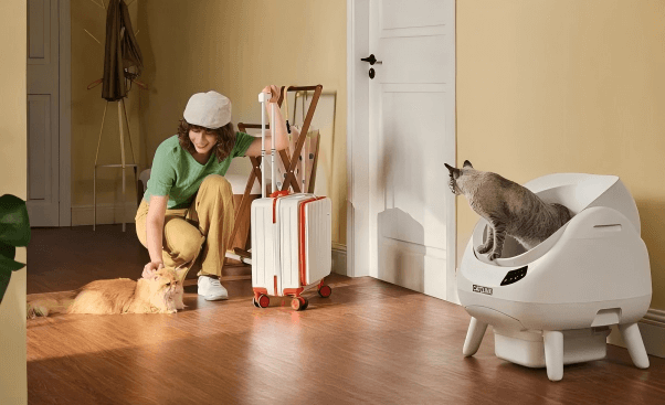 Catlink Open-X: el arenero inteligente que todo papá de gatitos necesita